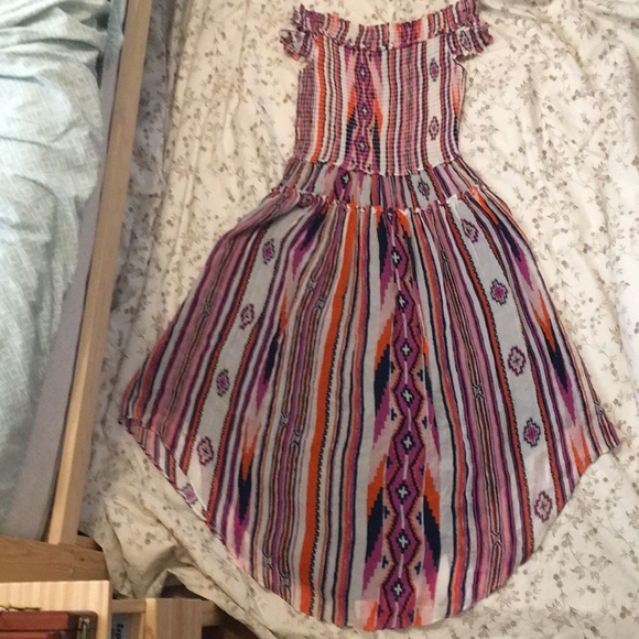 Ramy Brook Mandee Off Shoulder Silk Dress - Picture 2 of 8